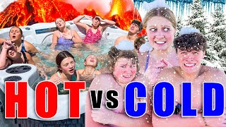 HOT vs COLD Challenge Part 2! w/ @TheKJARCrew