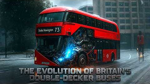 Evolution of British Double-Decker Buses | From 1923 to Today | AI Transformations