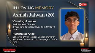 🔴🔴FUNERAL SERVICE OF ASHISH JALWAN  9.00AM  AT ST MARY'S  CATHOLIC CHURCH🔴🔴