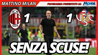 MILAN 1-1 CREMONESE: SENZA SCUSE | Mattino Milan