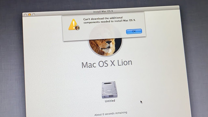 Can't Download The Additional Components Needed To Install Mac OS X (MACBOOK PRO LATE 2011)