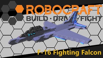 Robocraft Tutorial/Gameplay(AI) - F-16 (bigger version)