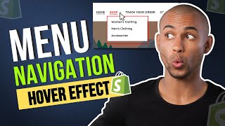 How to Add Hover Effect to the Header Navigation Menu in Shopify
