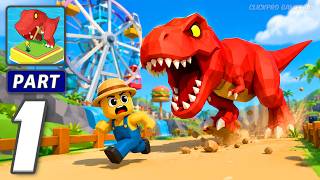 Dino Tycoon: 3D Building Game - Gameplay Walkthrough Part 1 (iOS, Android) screenshot 3