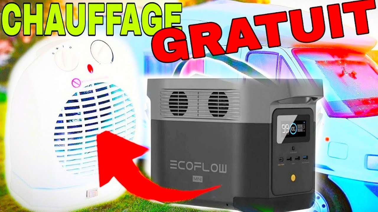 2000w Portable Mini Chauffage au Gaz Camping Poêle Chauffage