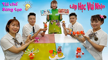 Lớp Học Vui Nhộn – Tiết Học Tái Chế Và Sáng Tạo ❤ BIBI TV ❤