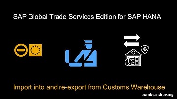 SAP Global Trade Services Edition for HANA -  Import into and re-export from Customs Warehouse