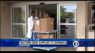 090415 WFSB Medical Supplies to Dominica