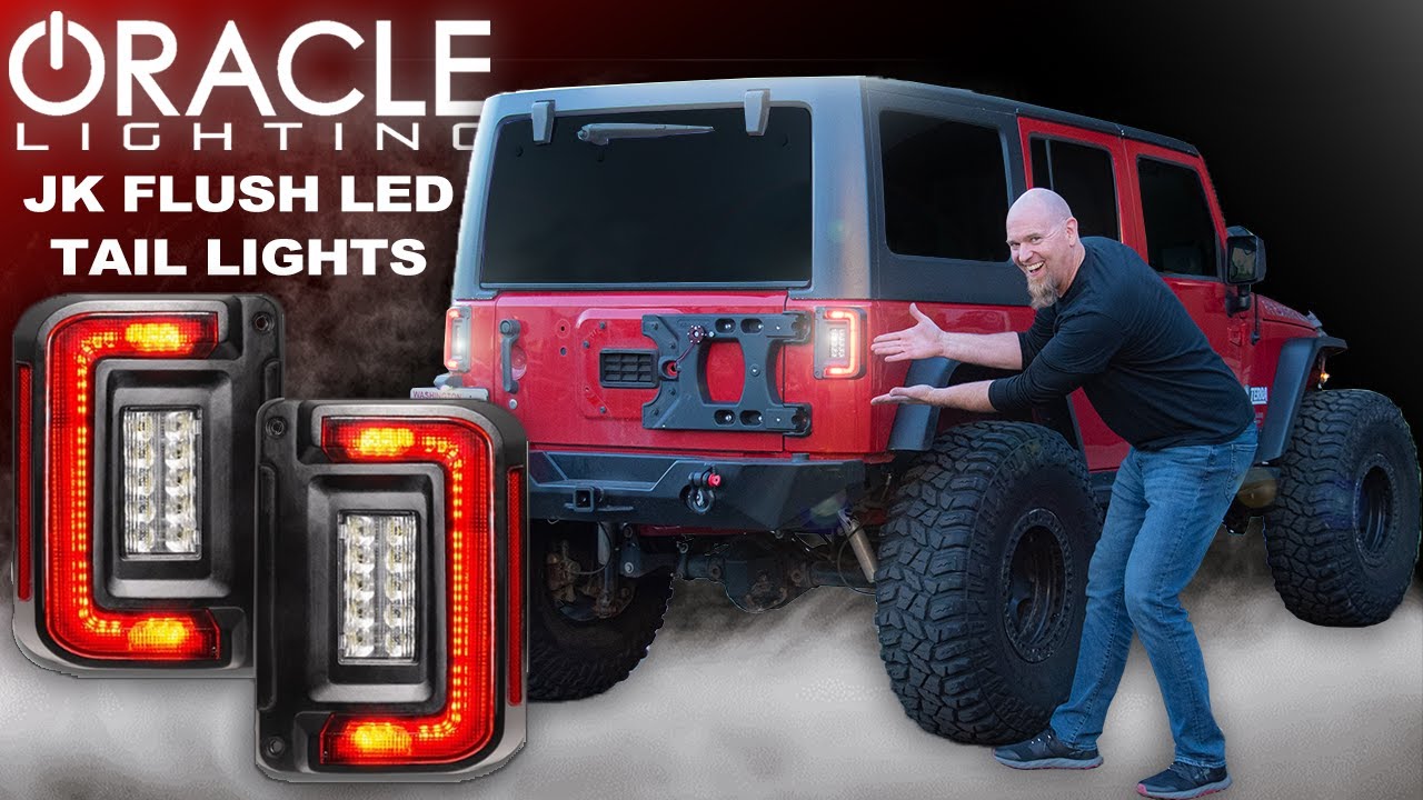 Oracle LED Tail Lights for the 2007-2018 Jeep JK!! - YouTube
