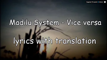Madilu system-vice versa english lyrics.
