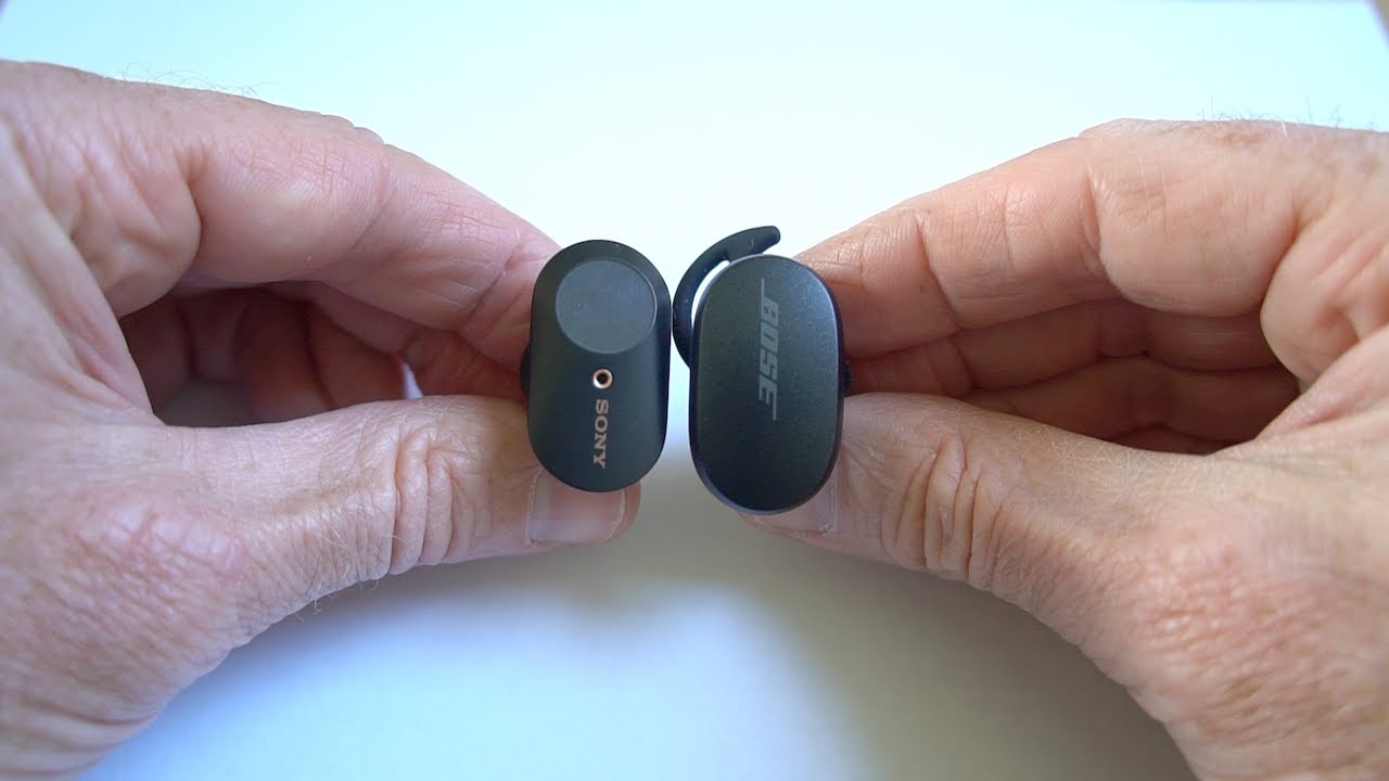 Bose Quietcomfort Earbuds Sony WF-1000XM3 COMPARISON - YouTube