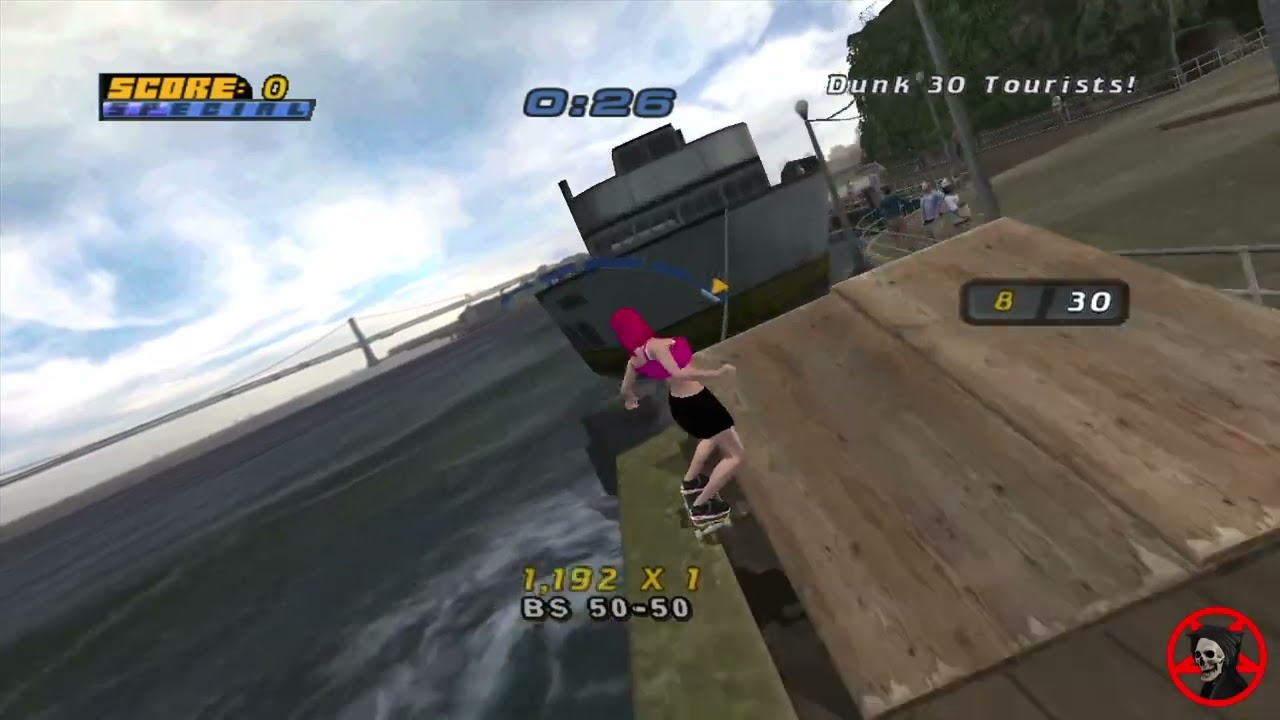 Tony Hawk's Pro Skater 4 - Alcatraz - Dunk 30 Tourists