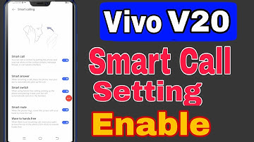 Vivo V20 Me Smart Call Setting Kaise Kare || How To Smart Call Setting Vivo V20 || Tech Boy Mukesh