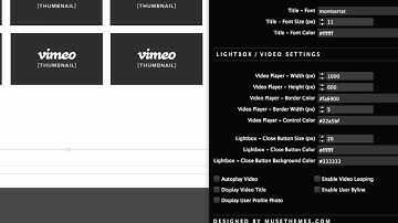 Vimeo Video Widget | Tutorial by MuseThemes.com