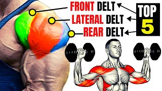 15 BEST SHOULDERS WORKOUT WITH BARBELL DUMBELLS AND CABLE