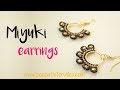 Diy how to make easy earrings with miyuki seed beads