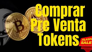 Como comprar #tokens o criptomonedas en preventa de forma fácil