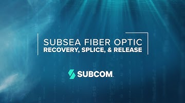 SubCom - Subsea Fiber Optic Cable Recovery, Splice, & Release Animation