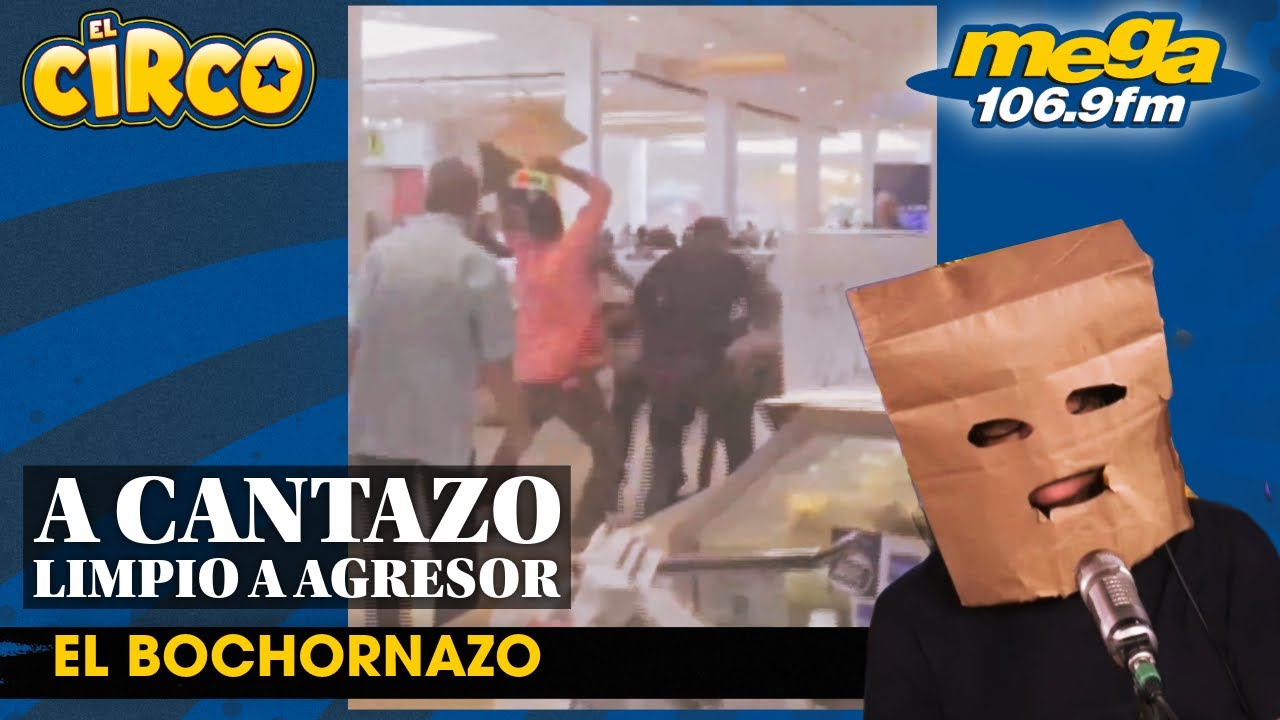 Bochornazo | A cantazo limpio a agresor en Centro Comercial
