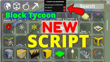 Roblox Block Tycoon Infinite Money - Script GUI 2022 | Working