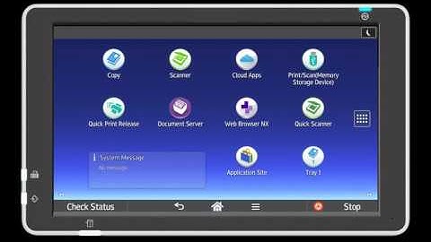 Smart Operation Panel – Print / Scan Memory Storage Device