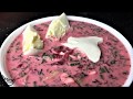 Холодный свекольник / быстрый и вкусный рецепт на лето