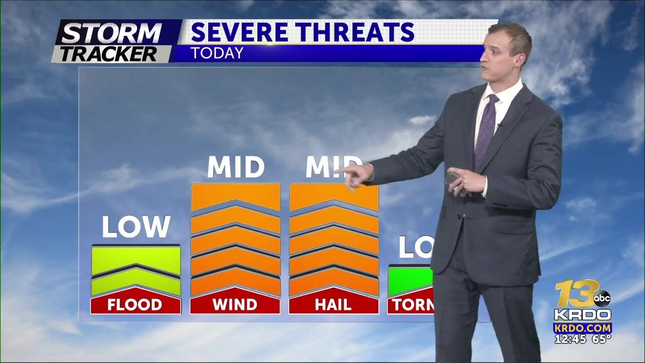 Strong to severe storms today - YouTube