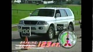 2000 Mitsubishi Montero Sport test drive