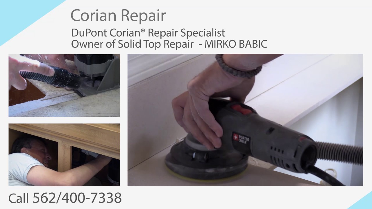 Corian Repair Services - YouTube