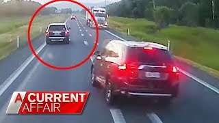 Insane stolen vehicle crash caught on dashcam | A Current Affair Australia 2018