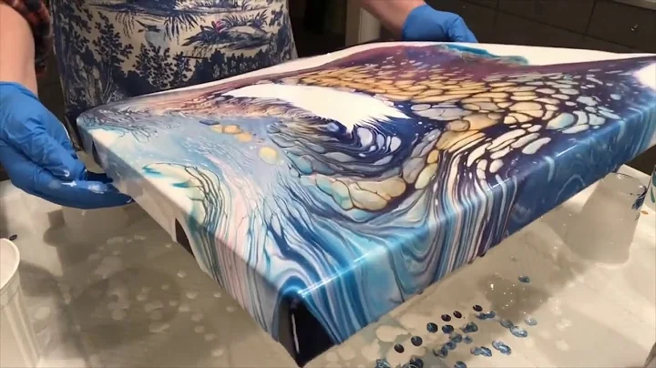 5 Beautiful Pours - Acrylic Pouring - Ethereal Pas...