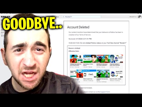Roblox Banned Me For Clickbaiting Goodbye Youtube - roblox banned my roblox account youtube
