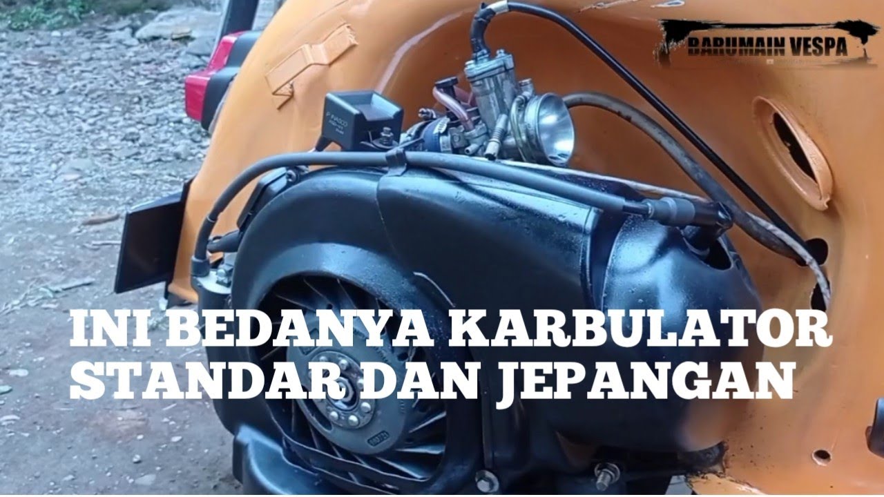 bedanya karbu standar dan jepangan#vespa #vespaindonesia #vespasprint