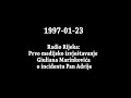 1997-01-23 - Prvo medijsko izvjestavanje Giuliana Marinkovica o incidentu Pan Adrije