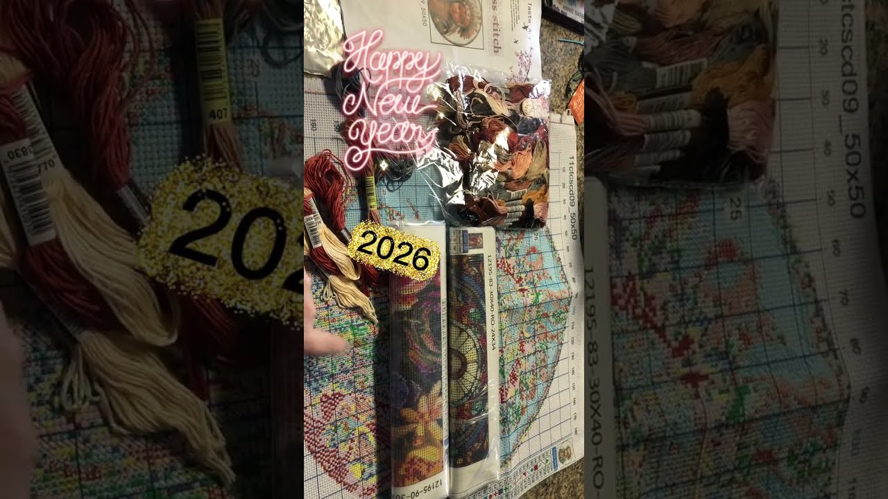 Diamond painting and Cross Stitch finds! Beautiful 