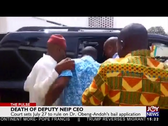 Death Of Deputy NEIP CEO - The Pulse on JoyNews (21-6-18) class=