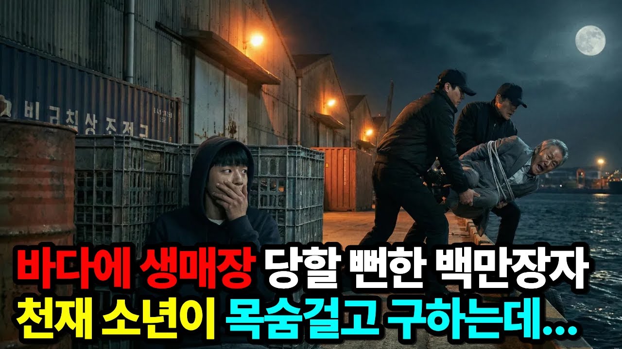 산 채로 바다에 생매장 당할 뻔한 백만장자, 천재소년이 목숨 걸고 구하는데...