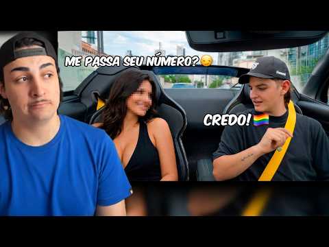 FAZENDO UBER DE FERRARI EM BALNEARIO CAMBORIU - React: Thiago Sem T