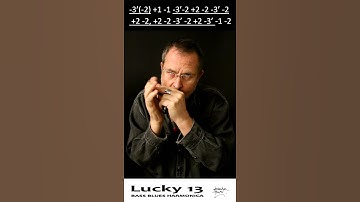 LUCKY 13 HARMONICA - RIFF LESSON.  www.brendan-power.com/lucky13