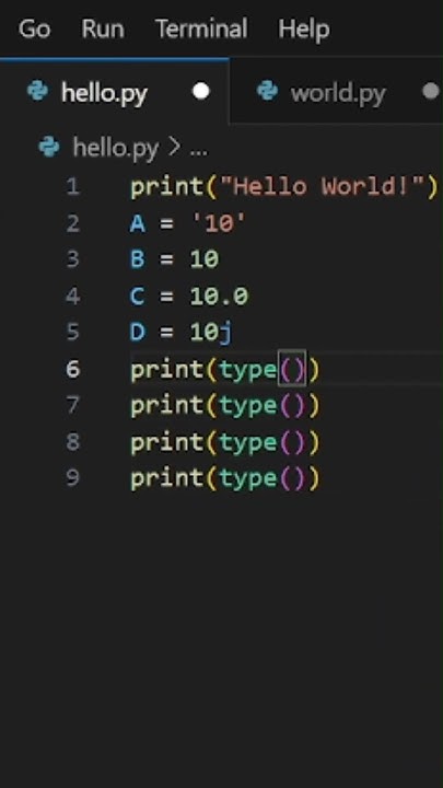 Python: Using the 'type()' Function for Type Identification - YouTube