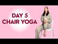 Chair Yoga for Stress Relief &amp; Breathwork | Calm &amp; Gentle – Day 5