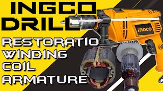 INGCO Drill Restoration , ARMATURE and COIL WINDING