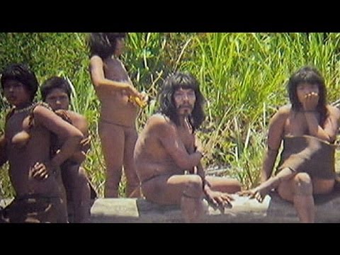 Peru'da ilkel bir kabile görüntülendi