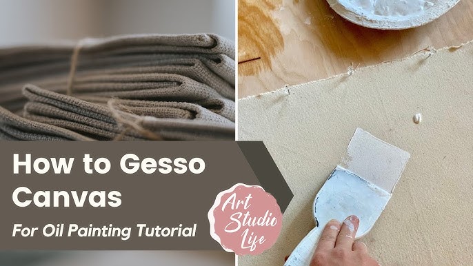 How To Use Liquitex Black Gesso to Prep your Canvas (Real Time, No Edits)  by #PaintWithJosh 