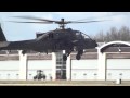 Apache, approach &amp;  landing @ Dutch air force base,  Gilze Rijen