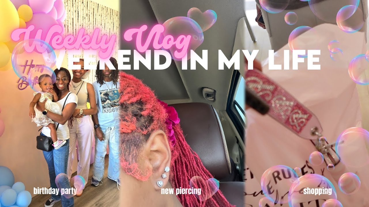 Weekend In My Life! (bday party, new piercing, shopping, etc!!)
