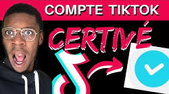 Comment être CERTIFIÉ sur Tiktok ?