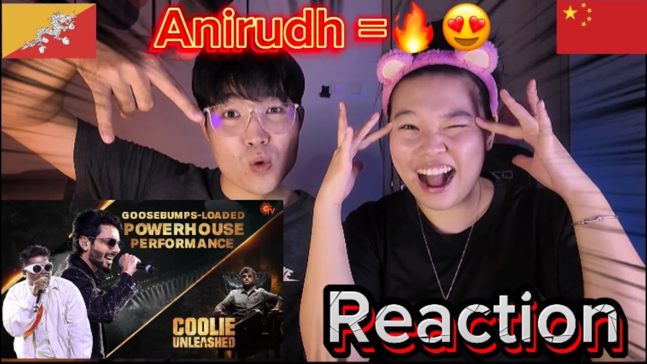 This Song Is Totally Sick💃| Powerhouse Performance | Anirudh | Pure Vibe🤩 | Foreign Couple React