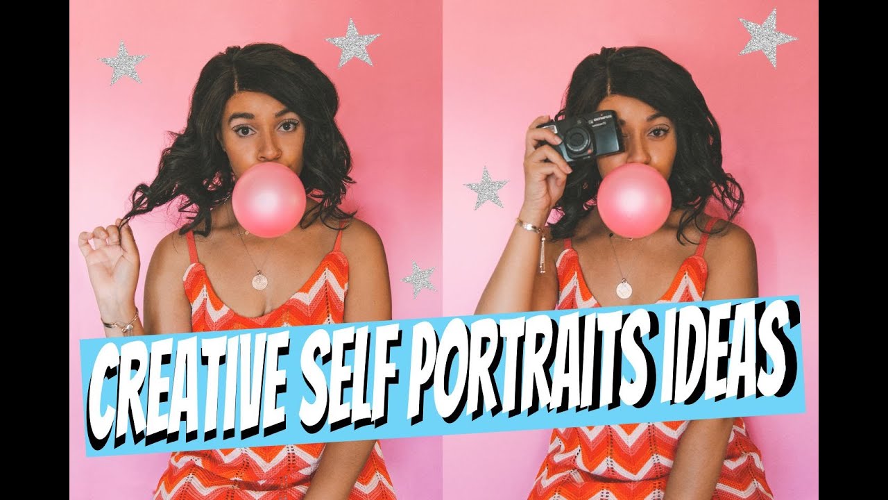 CREATIVE SELF-PORTRAIT IDEAS! | at home with behind the scenes