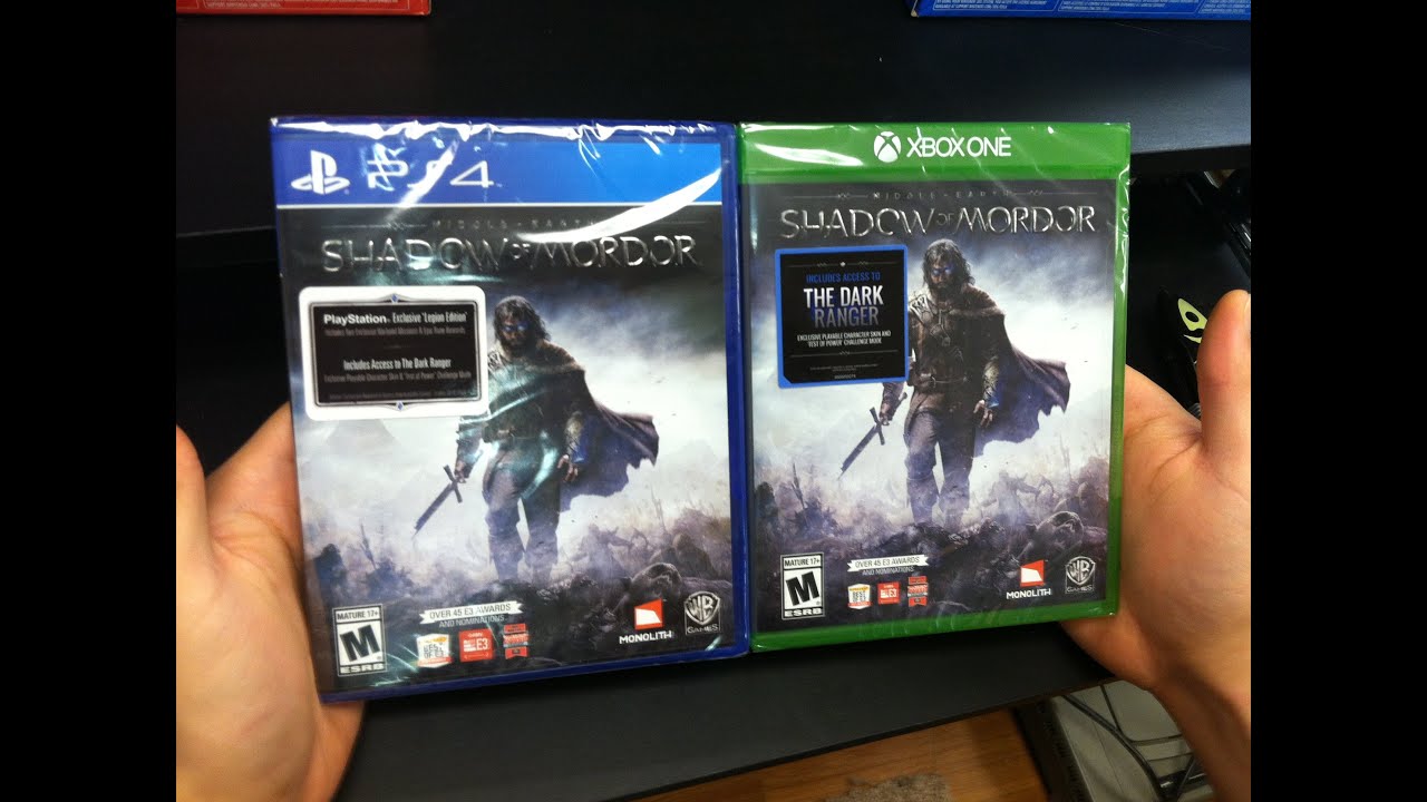 Middle-Earth Shadow Of Mordor Xbox One